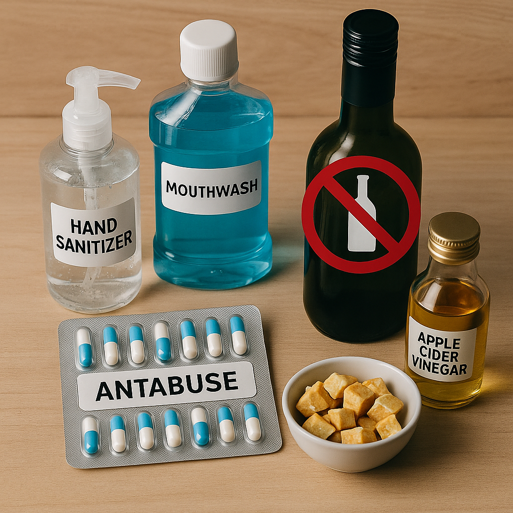 Maybe the best known medication to stop drinking. To avoid severe side effects it is vital to read labels.
